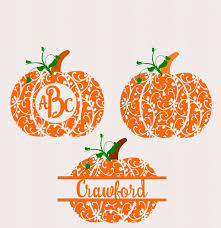 Download Image Result For Free Svg Files Fall Pumpkin Cricut Monogram Cricut Halloween Pumpkin Monogram