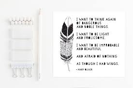 Mary Oliver Poem Afraid Of Nothing Printable Etsy Mary Oliver Poems Printable Art Etsy Printables