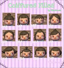 Les Coiffures Filles Animal Crossing Let S Go To The City