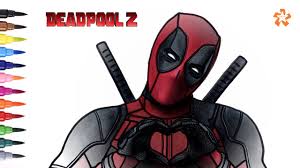 Deadpool coloring pages deadpool fan art deadpool art. Deadpool 2 Coloring Pages For Children Color Kids Tv Youtube