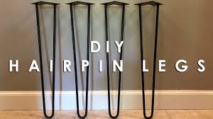 Nothing really rustic about that table. Diy Hairpin Table Legs Youtube