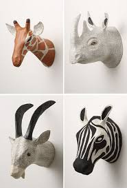 Fifi Cheek Paper Mache Animal Head Paper Mache Animals Animal Heads