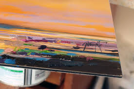 Oil Painting Directly Onto Aluminium Dibond Plate Support Scott Naismith