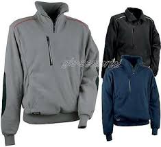 Le sweat polaire homme caidor/af/g de la marque peak mountain est un sweat manches polaire manches longue 2 poches repose mains zippées 1 poches poitrine zippée col montant sous. Sweat Shirt Veste En Polaire De Travail Pile Homme Demi Zip Cofra Fast Eur 22 00 Picclick Fr
