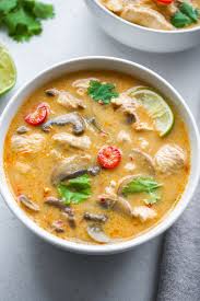 And that my friends, is why half the internet sites have recipes which are wrong because they tom kha soup is made using less chili and features coconut milk to make a creamy mildly spiced and fragrant soup. Tom Kha Gai Whole30 Paleo Keto Every Last Bite