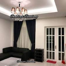 Beli gorden jendela minimalis online berkualitas dengan harga murah terbaru 2021 di tokopedia! Jual Gorden Jendela Pintu Rumah Minimalis Warna Hitam Gordenblackout Kab Bandung Decorapi Tokopedia