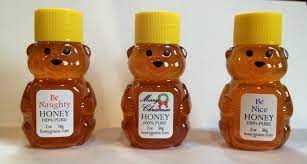 Amazon.com : Honey Be Naughty, Be Nice, Merry Christmas - 3 Pack Gift Set  of 2 Ounce Mini Bears : Grocery & Gourmet Food