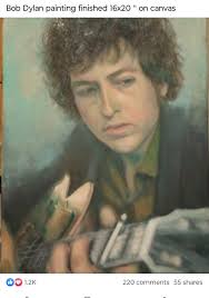 Bob Dylan my latest painting.
