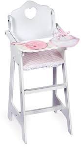 Bitty Baby High Chair Badger Basket Doll High Chair Set Doll High Chair Baby Doll Furniture Wooden High Chairs