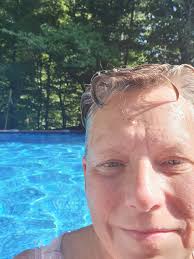 First year with a deck and new cake steps! Water is 82 here in Maryland😎