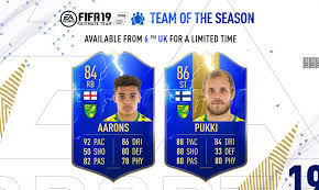 Fifa 21 is now six weeks in, and that means team of the week 6 has arrived in ultimate team. Norwich City Fc Ar Twitter Big Up To Max Aarons Teemu Pukki For Making The Easportsfifa Efl Team Of The Season Fifa19 Fut Ncfc