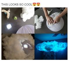 Diy Light That Looks Like A Cloud Diy Clouds Diy Cloud Light Cloud Lamp Diy