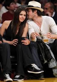 The american singer, songwriter, actress and television personality has a foot tattoo that reads god's gift. Nina Dobrev And Ian Somerhalder Cordial On The Sets Of The Vampire Diaries Ibtimes India