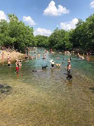 Shares a parking permit with it. Took The Inlaws To Barton Springs Over The Weekend Austin