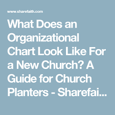 What Does An Organizational Chart Look Like For A New Church