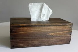 Wood Tissue Box Cover Tissue Box Holder Bathroom Accessory Home Decor Wood Outdoorsman Gift Stained Wood Ho Tissue Boxes Box Covers Diy Tissue Box Covers