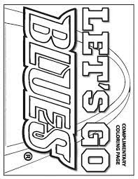 Download and print these blues clues coloring pages for free. Coloring Books St Louis Blues Playoffs Free Online Coloring Page