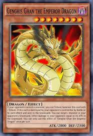 Genghis Ghan The Emperor Dragon By Genmanoou On Deviantart Custom Yugioh Cards Yugioh Dragons Dark Fantasy Art