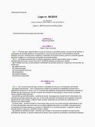 Secţiunea 1 obiect, scop şi principii. Lege Nr 98 Din 2016 Achizitii Publice