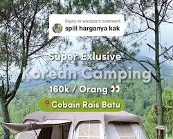 Gambar Area perkemahan di Coban Rais