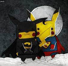 Pikachu Batman Superman That S Super Duper Batman Batman And Superman Hero