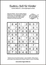 Start by marking kunterbunte kinderrätsel: Kinder Sudoku Zum Ausdrucken Mit Losung