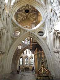 Pensees Sans Ordre Wanderthewood Scissor Arches At Wells Cathedral Sacred Architecture Cathedral Architecture