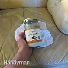 Here are some valuable tips on how to get coconut oil out of most fabric How To Clean Leather Furniture Stains With Natural Products Diy