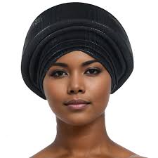 Elegant Pleated Rasta Turban For Women Polyester