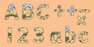 Orange you glad for quizzes? Safari Themed Display Lettering