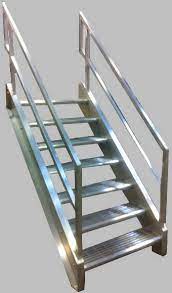Below are 21 best pictures collection of pre made outdoor stairs photo in high resolution. Welded Aluminum Prefab Stairways Galvanized Stairs Industrial Stairs Metal Stairs Open Tread Stair Osha Prefab Stairways
