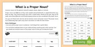 Common nouns are different from proper nouns which give a name to a noun. Teaching Proper Nouns What Is A Proper Noun Sorting Activity
