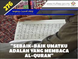 Seharusnya, setiap individu perlu sedar bahawa ilmu pengetahuan merupakan kayu ukur kemajuan dalam sesebuah negara. Pejabat Mufti Wilayah Persekutuan Irsyad Al Hadith Siri Ke 276 Hadis Sebaik Baik Umatku Adalah Yang Membaca Al Quran