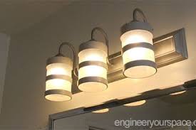 The time needed to install a fixture varies, depending on its location and the difficulty of running and connecting wires and switches. Diy Bathroom Lighting Fixture Makeover 11 Steps Instructables