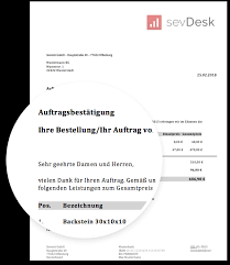 Sie können es für themen wie portfolio, webseite, frauen, geschäftsfrau, technologie verwenden. Auftragsbestatigung Vorlage Zum Gratis Download Sevdesk