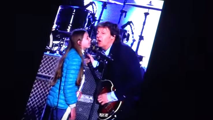 10-year-old girl crushes 'Get Back' duet with Paul McCartney