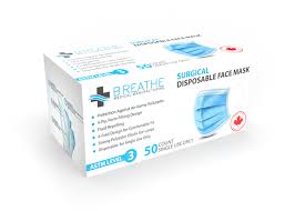 Disposable medical face mask, type ii (acc. Astm Level 3 Disposable Medical Face Mask Made In Canada Total Prepare Inc Canada