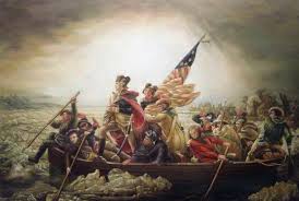 George washington's crossing of the delaware river on christmas night in 1776. George Washington Crossing The Delaware Painting By Emanuel Gottlieb Leutze Reproduction Ipaintings Com