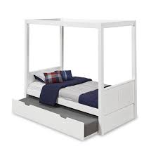 Relevance lowest price highest price most popular most favorites newest. Canopy Bed With Trundle Panel Headboard White