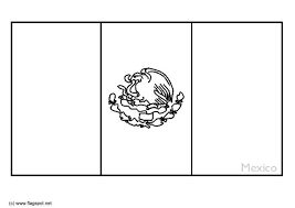 Coloring Page Flag Mexico Img 6337 Flag Coloring Pages Mexican Flags Flag Printable