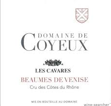 Not to mention black truffles, whose largest national market is located at richerenches, only 35 km away. Domaine De Coyeux Beaumes De Venise Les Cavares Rouge Rhone Prices Stores Tasting Notes Market Data