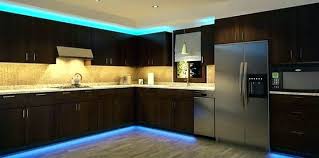 Awesome Led Kitchen Lighting For Modern Gray Cabinet Lights Muconnect Co