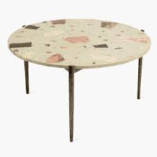 Search all products, brands and retailers of natural stone coffee tables: Terrazzo Stone Coffee Table Pols Potten Nougat Forom