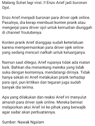 Driver Gojek Ngalam Raya S Tweet Bantu Up Tukang Prank Ojol Di Malang Yang Lagi Dicariin Driver Ojol Malang Raya Trendsmap