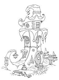 Elf House Color Page Christmas Coloring Pages Coloring Pages Coloring Books