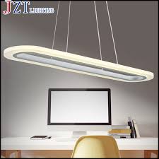 led dining lamp 48w oval acrylic