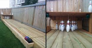 build your own backyard bowling alley