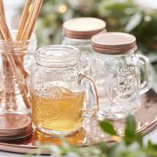 5 out of 5 stars. Mini Mason Rose Gold Glass Jars Beautiful Botanics Ginger Ray