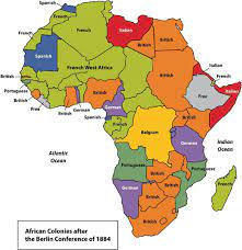 Obviously there are plenty of maps showing the state of africa in 1914. 8 Map Of Africa Showing Colonies After The Berlin Conference Of 1884 Download Scientific Diagram