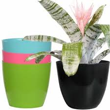 Cheap flower pots & planters, buy quality home & garden directly from china suppliers:mini muti colour round plastic plant flower pot garden home office decor planter desktop flower pots decor flower garden pots enjoy free shipping worldwide! Buy Style Ur Home Modern Decorative Plastic Flower Pots Indoor Outdoor Set Of 4 Online Get 24 Off